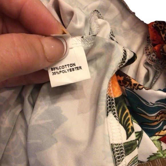 The Copper Closet Women’s Mini Skirt Size Large Multicolor Tropical Frida Kahlo - Picture 7 of 7